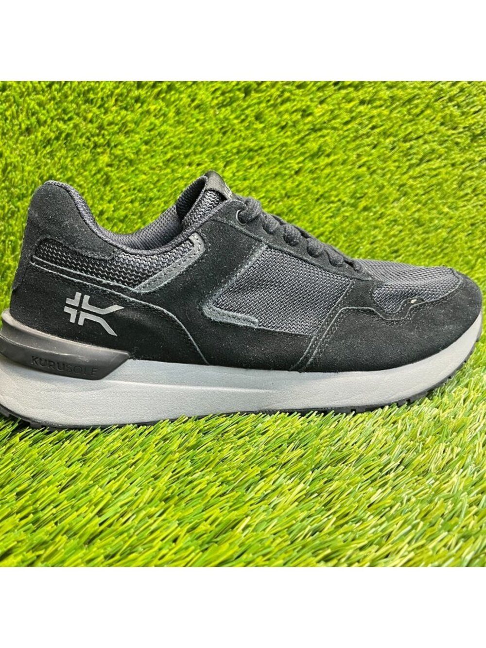 Kuru Apogee Retro Mens Size 10 Black Athletic Running Walking Shoes Sneakers